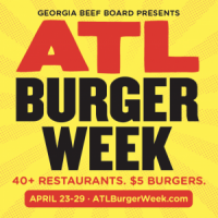 Atlanta Burger Week = $5 Burgers from April 23-29, 2018