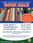 Cobb County Library Book Sale at Jim R. Miller Park on March 7-9, 2014