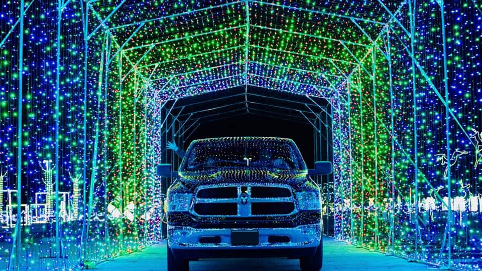 NEW! The Shine Drivethru Light Show is open in at Coolray