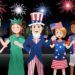 kids celebrating 4th of july in atlanta
