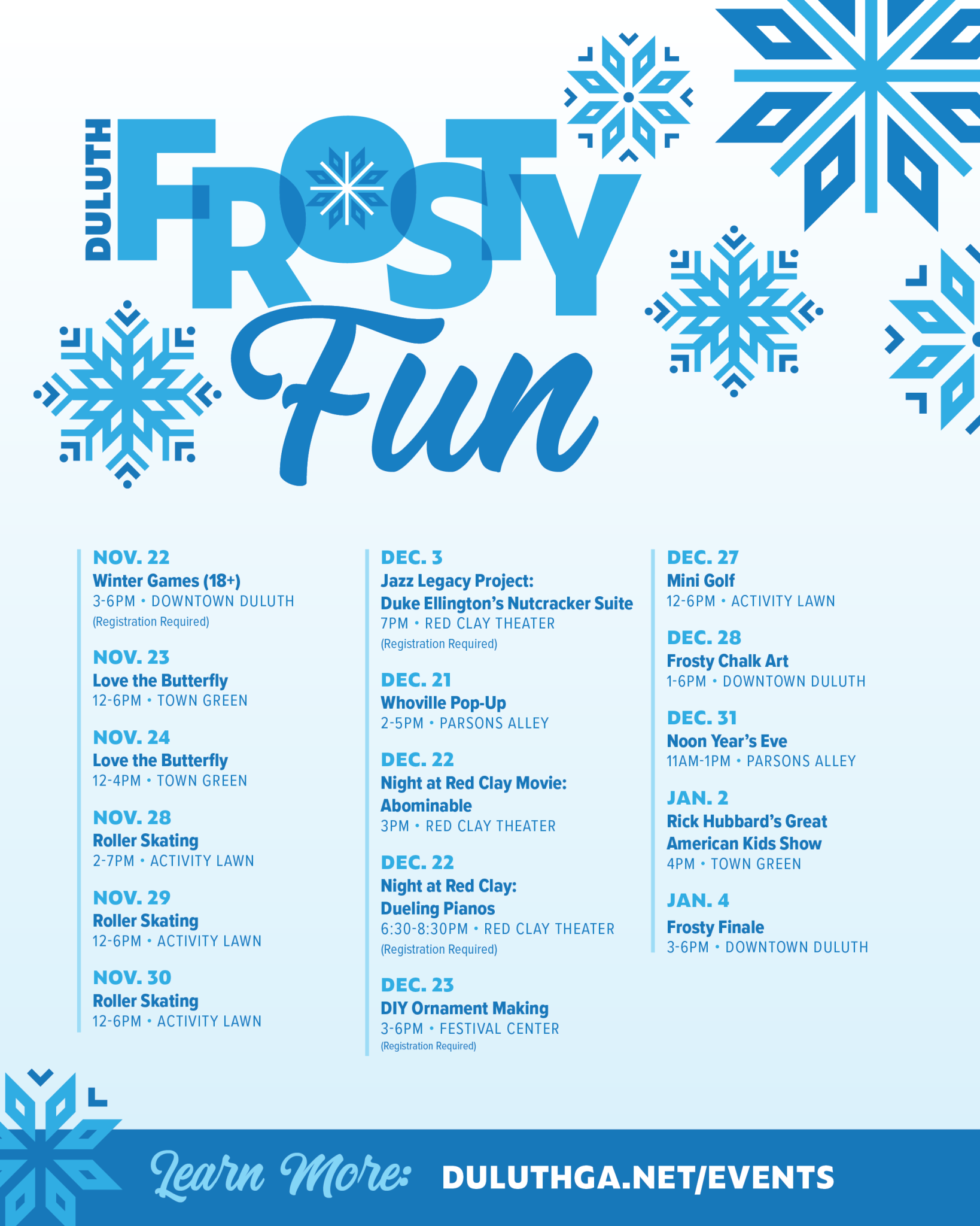 Frosty Fun in Duluth: a season of FREE winter activities - Atlanta on ...