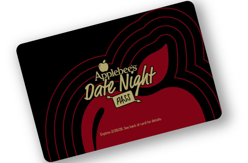 Applebee's Date Night Pass Get 500 of free food and drink this year